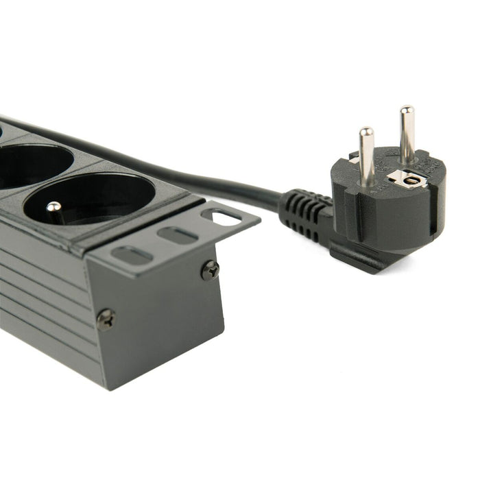 Placă de Circuit 19” 8 Puncte de Conectare Schuko cu On/Off Switch GEMBIRD EG-PDU-014-F (3 m)