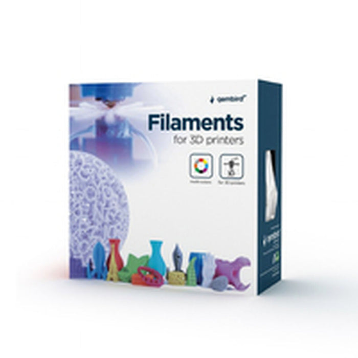 Bobină de filament GEMBIRD 3DP-PLA1.75GE-01-W