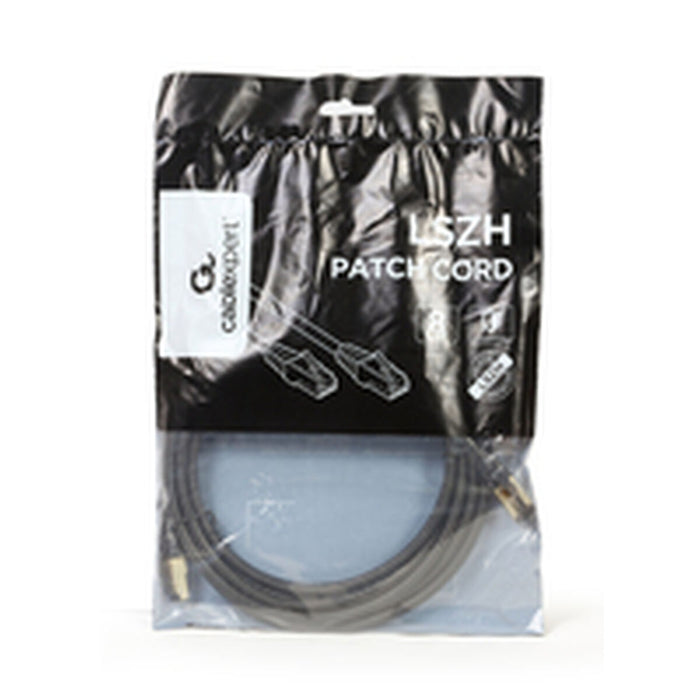 Cablu de Rețea Rigid FTP Categoria 6 GEMBIRD PP8-LSZHCU-BK-0.5M Negru 50 cm