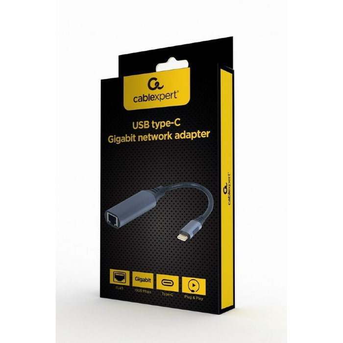 Adaptor USB-C la Ethernet GEMBIRD A-USB3C-LAN-01