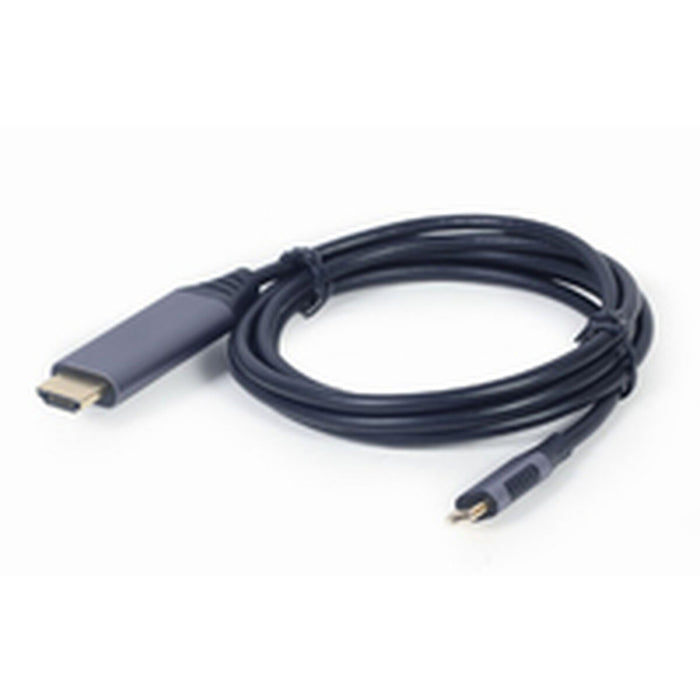 Adaptor HDMI la DVI GEMBIRD CC-USB3C-HDMI-01-6 Negru/Gri 1,8 m
