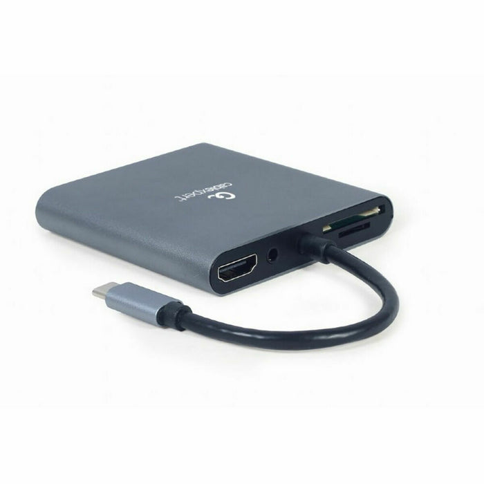 Hub USB-C GEMBIRD A-CM-COMBO6-01 Gri 60 W