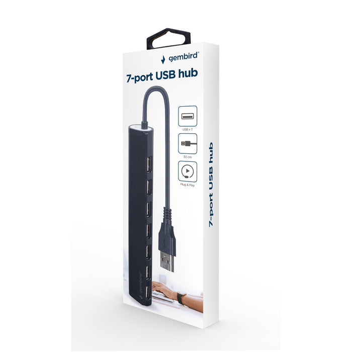 Hub USB GEMBIRD UHB-U2P7-04 Negru