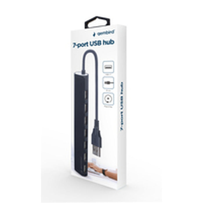 Hub USB GEMBIRD UHB-U2P7-04 Negru
