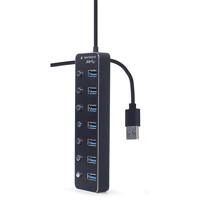 Hub USB GEMBIRD UHB-U3P7P-01 Negru