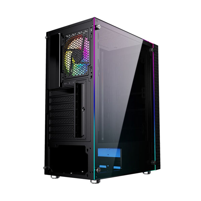 Unitate Semi-tower ATX GEMBIRD Fornax 2500 ARGB Negru Multicolor