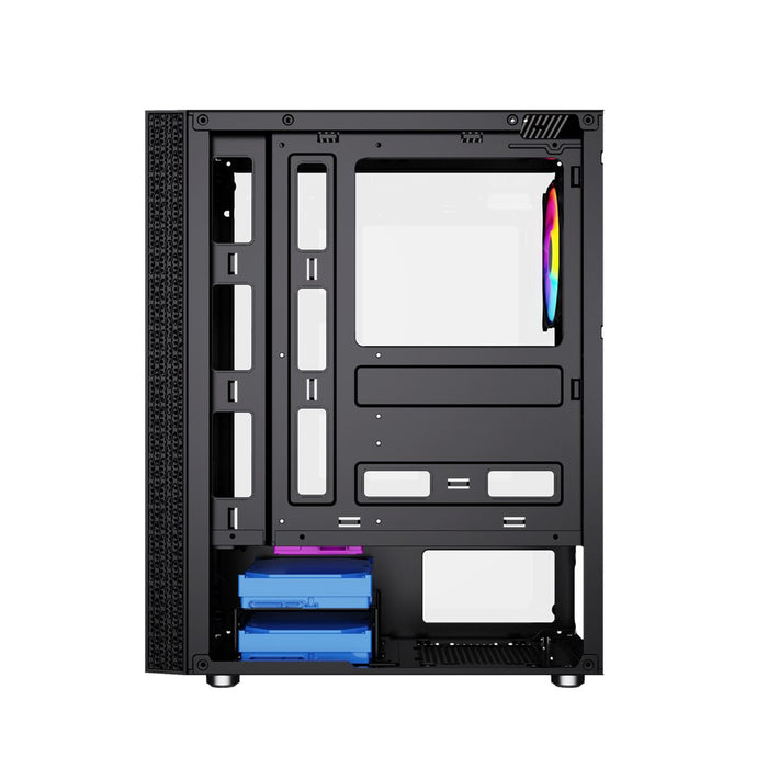 Unitate Semi-tower ATX GEMBIRD Fornax 2500 ARGB Negru Multicolor