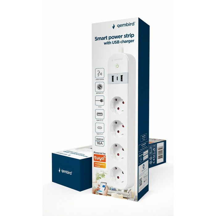 Placă de circuit GEMBIRD TSL-PS-S4U-01-W (1,5 m)