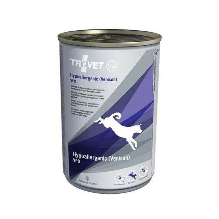 Hrană umedă Trovet Hypoallergenic VPD Carne Laukinis šernas 400 g