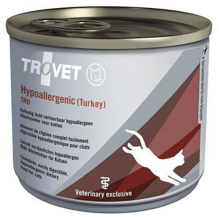 Mâncare pentru pisici Trovet  Hypoallergenic TRD Curcan 200 g
