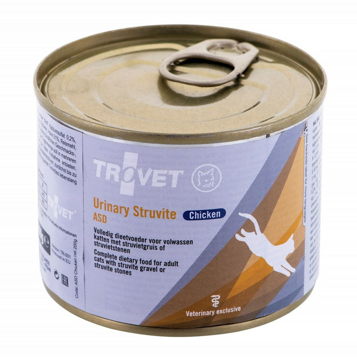 Mâncare pentru pisici Trovet Urinary Struvite Pui 200 g