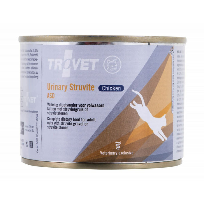 Mâncare pentru pisici Trovet Urinary Struvite Pui 200 g