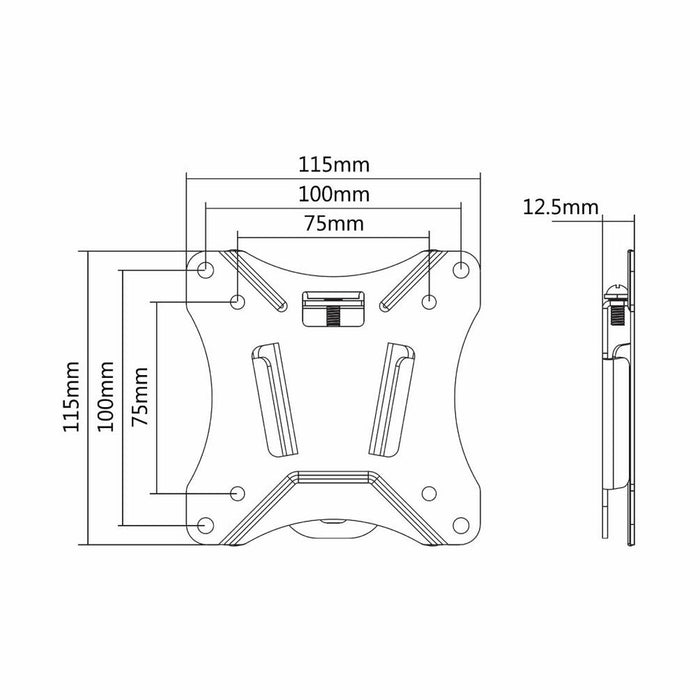 Suport TV Neomounts NM-W25BLACK 10" 30" 25 kg