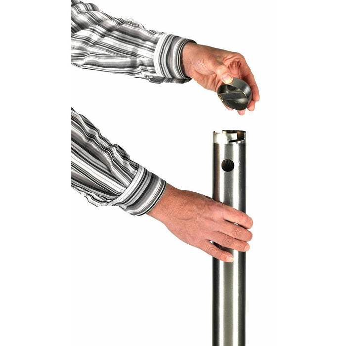 Scrumieră Securit Stâlp Oțel inoxidabil 100,5 x 6,8 x 6,8 cm