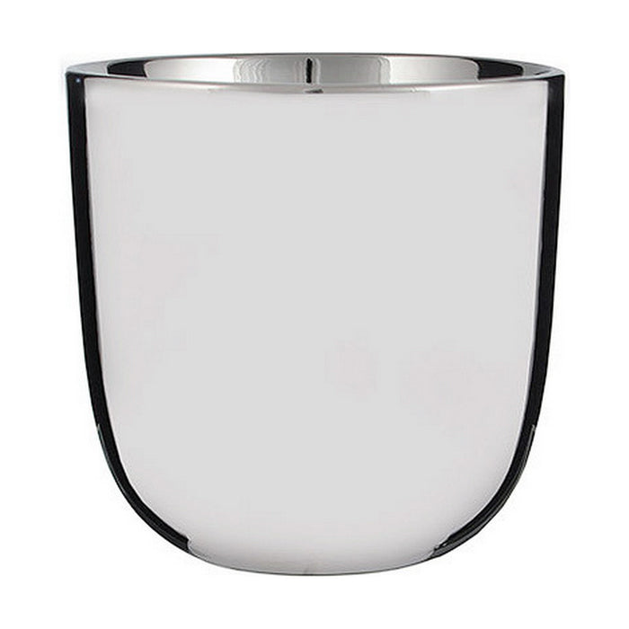 Ghiveci Mica Decorations Chaz Rotund Ceramică Argintiu (Ø 13 x 12,5 cm)