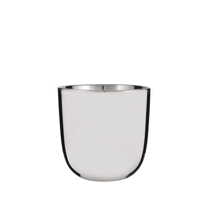Ghiveci Mica Decorations Chaz Rotund Ceramică Argintiu (Ø 15,5 x 15 cm)