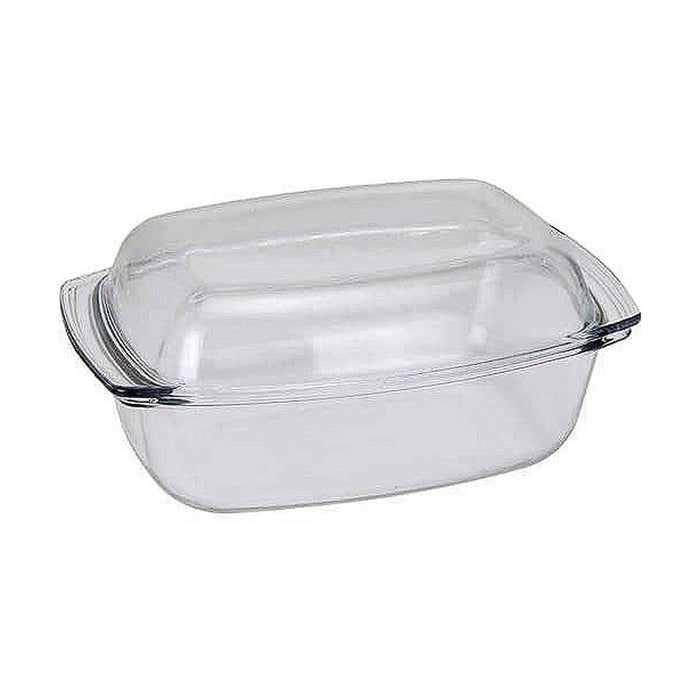 Platou pentru Servire 5 L Geam Transparent