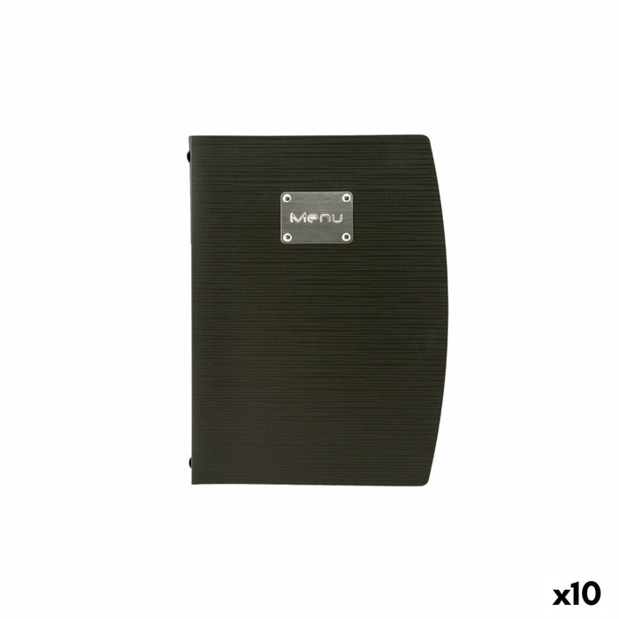 Menu holders Securit Rio 34 x 25,5 x 1,8 cm Negru