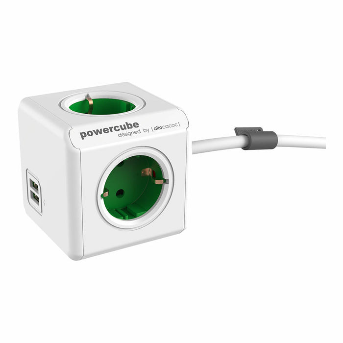 Placă de Circuit Puncte de Conectare Cub Allocacoc Powercube Extended 1402 USB 250 V 16 A 1,5 m