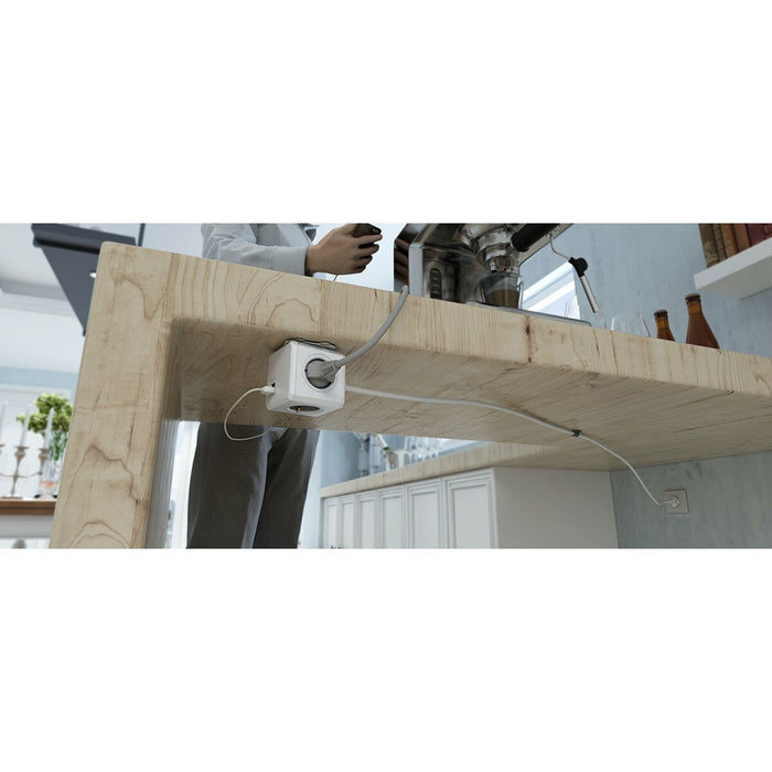 Placă de Circuit Puncte de Conectare Cub Allocacoc PowerCube Extended USB Type E Negru (1,5 m)