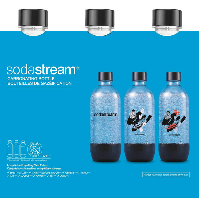 Sticlă (de pus lichide) sodastream Bubbles of color 3 Piese