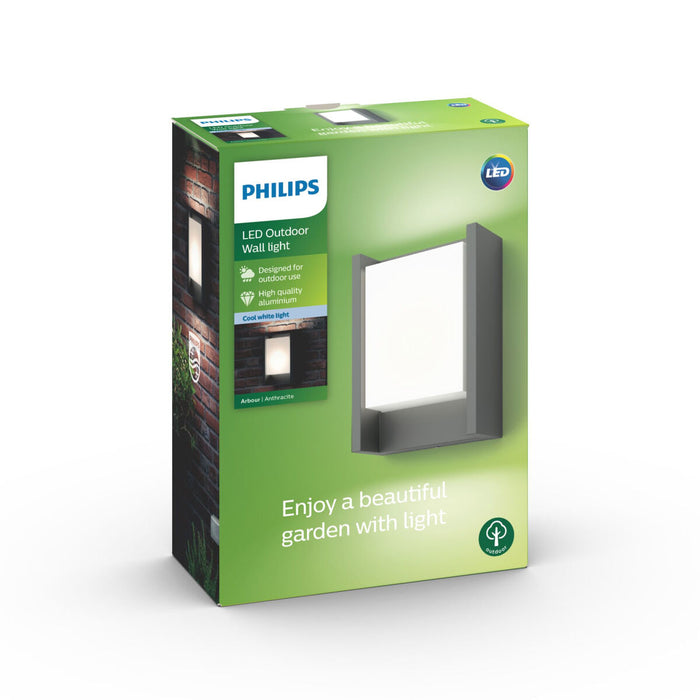 Aplică LED Philips Arbour 6W Antracit 600 lm (4000K)