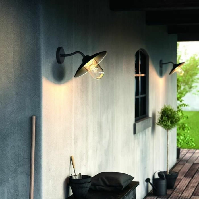 Lampă de perete Philips 0164330PN Exterior Negru Aluminiu 60 W E27