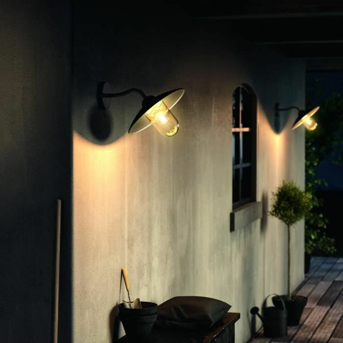 Lampă de perete Philips 0164330PN Exterior Negru Aluminiu 60 W E27