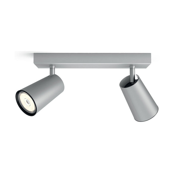 Aplică LED Philips Foco Argintiu Aluminiu Metal 5,5 W GU10