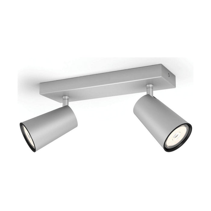 Aplică LED Philips Foco Argintiu Aluminiu Metal 5,5 W GU10