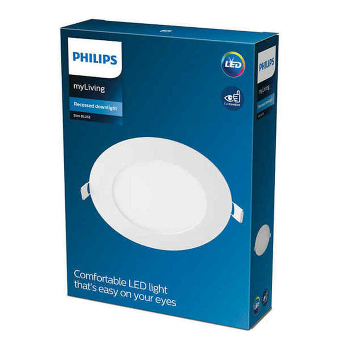 Lustră Philips Downlight Slim 22, 5 x 2 cm Aluminiu Alb 20 W (4000 K)