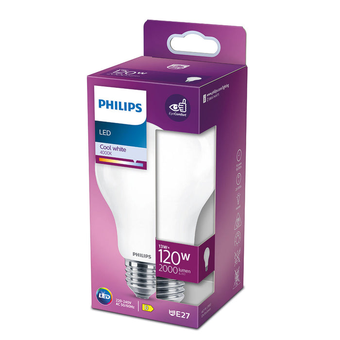 Bec LED Philips D 120 W 13 W E27 2000 Lm 7 x 12 cm (4000 K) 7 x 12 cm