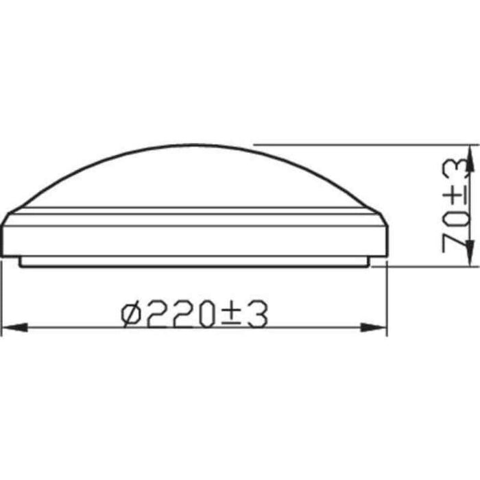 Lustră Philips Plafón Argintiu 6 W Metal/Plastic (4000 K) (22 x 7 x 22 cm)