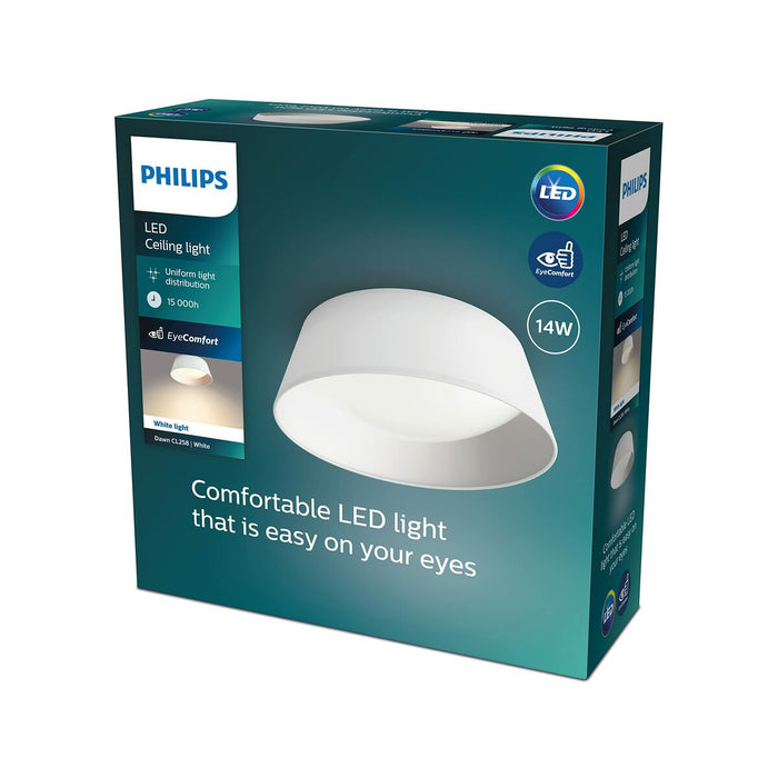 Lustră Philips Dawn 14W Alb Metal/Plastic (34 x 12 x 34 cm) (3000 K)
