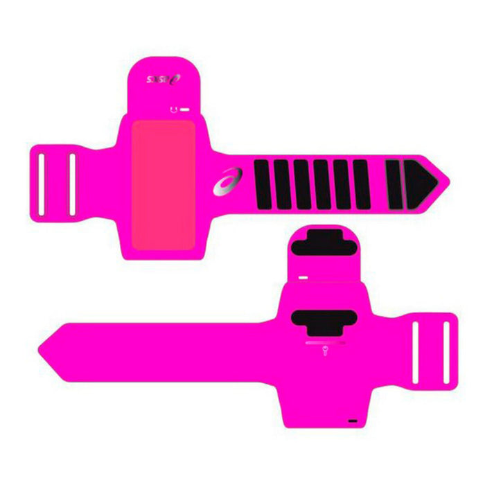Bandă Sport cu Ieșire pentru Căști Asics MP3 Arm Tube Roz