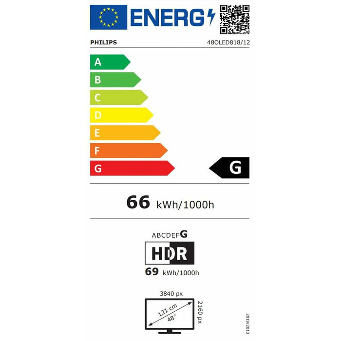 Smart TV Philips 48OLED818 4K Ultra HD 48" OLED Wi-Fi