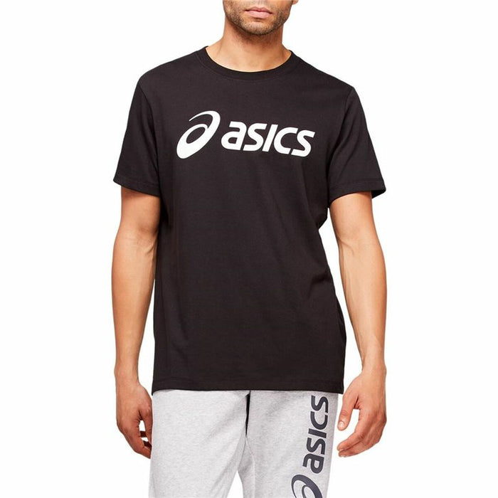 Tricou cu Mânecă Scurtă Bărbați Asics Big Logo Negru