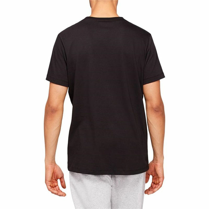 Tricou cu Mânecă Scurtă Bărbați Asics Big Logo Negru