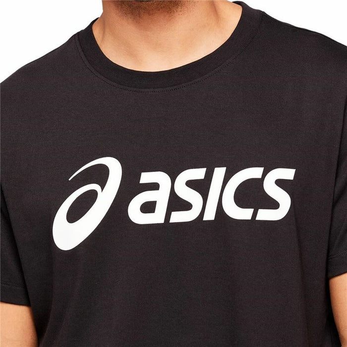 Tricou cu Mânecă Scurtă Bărbați Asics Big Logo Negru