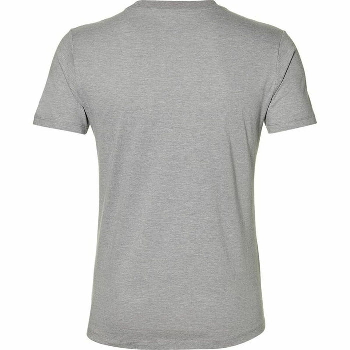 Tricou cu Mânecă Scurtă Bărbați Asics Big Logo Gri Bărbați