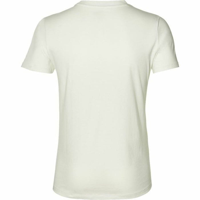 Tricou cu Mânecă Scurtă Bărbați Asics Big Logo Alb