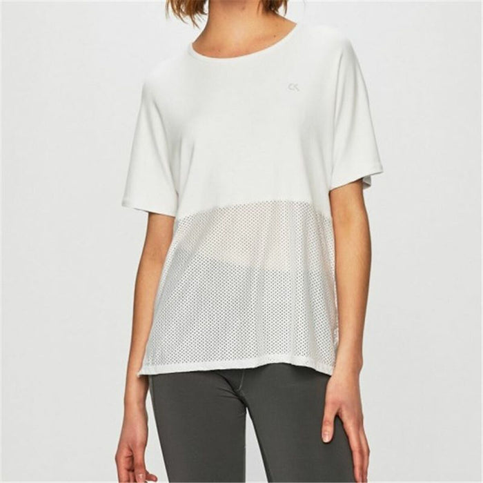 Tricou cu Mânecă Scurtă Femei Calvin Klein Tank Alb