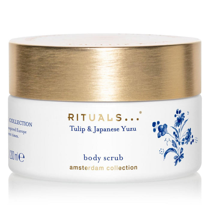 Exfoliant pentru corp Rituals Amsterdam Collection Tulip & Japanese Yuzu, 200 ml