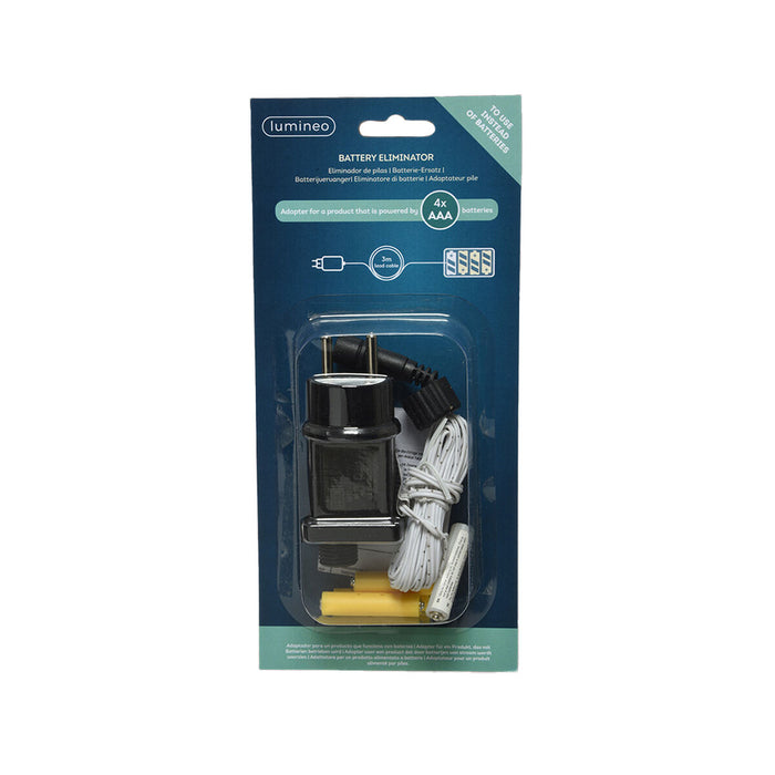 Eliminător de baterii Lumineo 4 x AAA Interiori