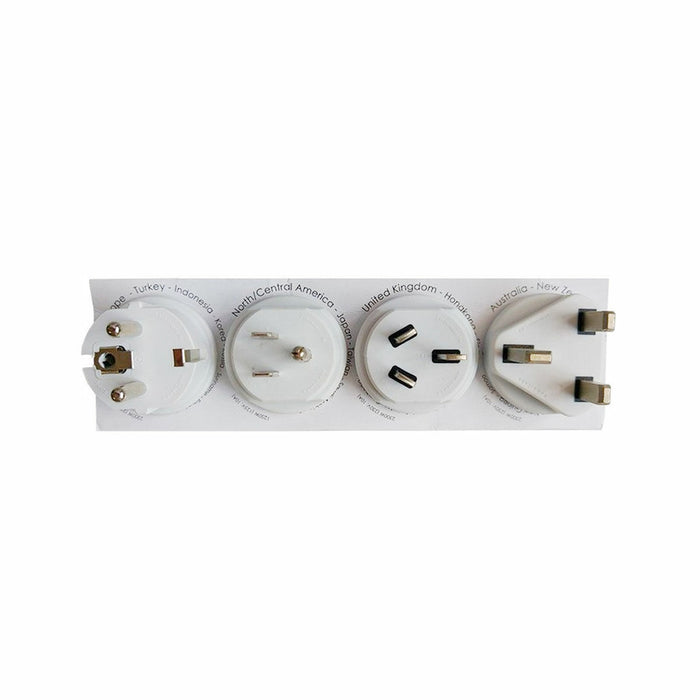 Adaptor universal pentru priză, de voiaj Allocacoc PowerCube Alb