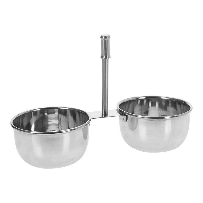 Sosieră Excellent Houseware Double Oțel inoxidabil (21 x 9 x 14,5 cm)