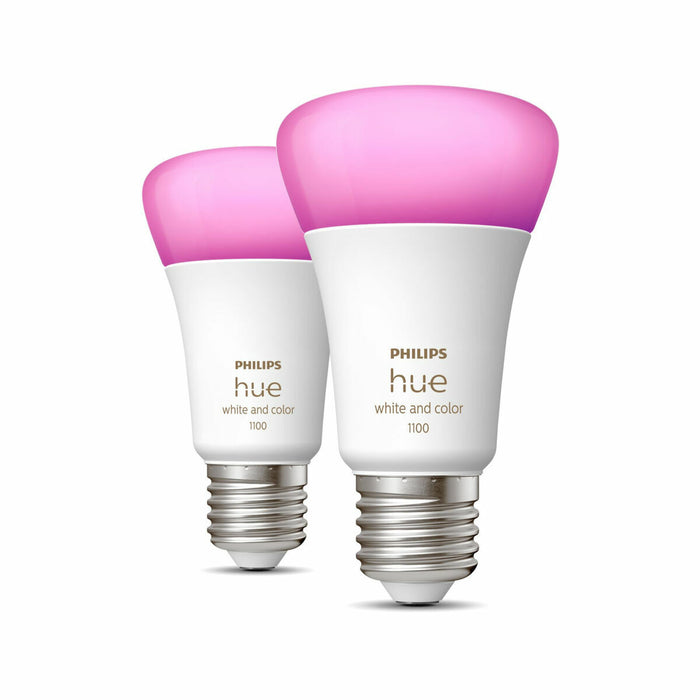 Bec Inteligent Philips Pack de 2 E27 Alb F 9 W E27 806 lm (6500 K)