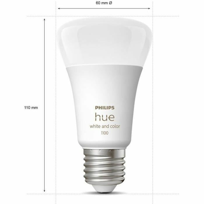 Bec Inteligent Philips Kit de inicio: 3 bombillas inteligentes E27 (1100) 9 W E27 6500 K 806 lm