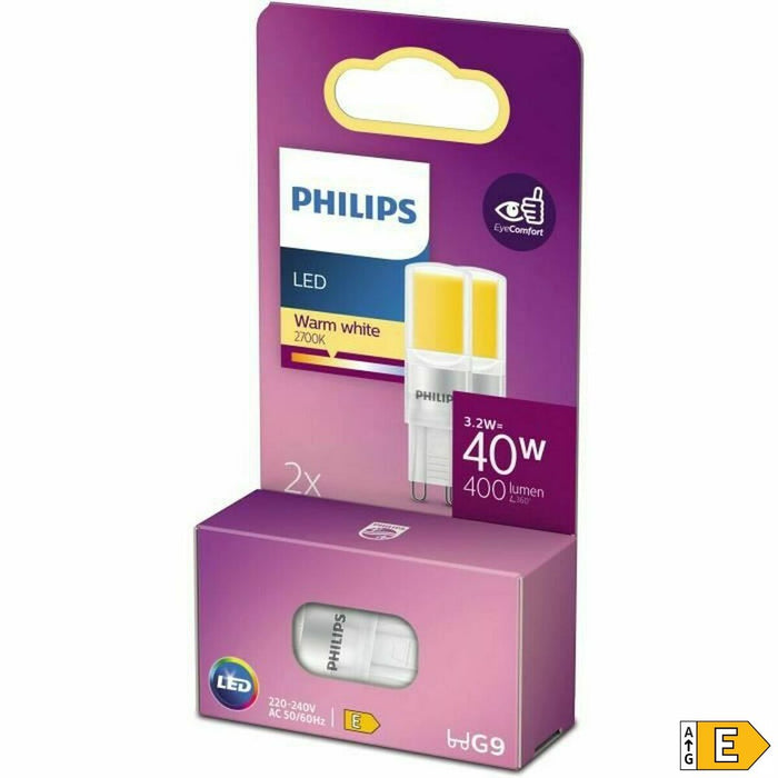Bec LED Philips Capsule 40 W G9 (2 Unități)