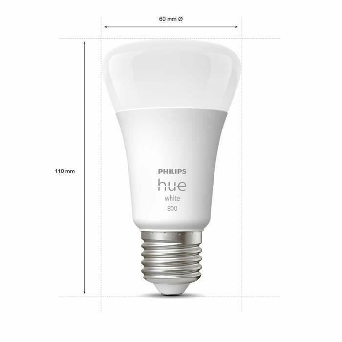 Bec Inteligent Philips 8719514319028 Alb F 60 W 9 W E27 800 lm (2700 K) (2 Unități)
